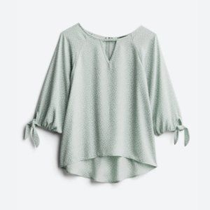 Coraley Tie Sleeve Blouse Size Small